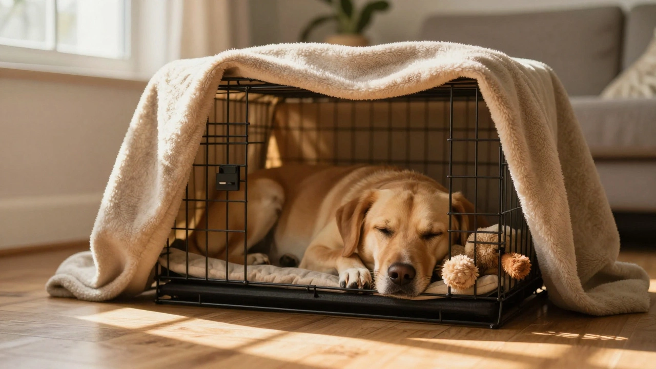 Crate Training for Adopted Dogs: Building Security and Routine
