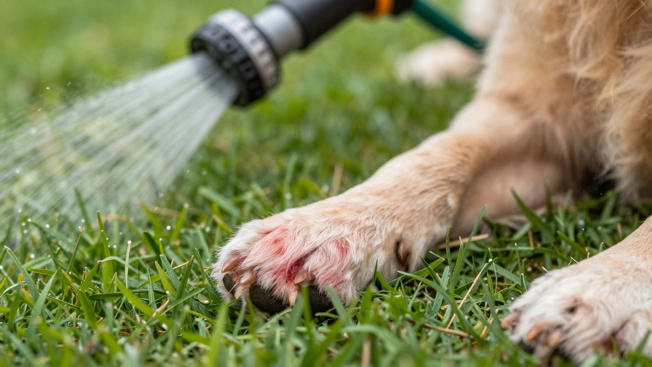 Contact Irritants for Dogs: How Lawn Chemicals and Cleaning Agents Trigger Skin Allergies