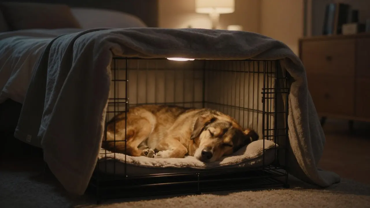 Overnight Crating for Anxious Dogs: A Step-by-Step Guide to Reducing Nighttime Separation Anxiety